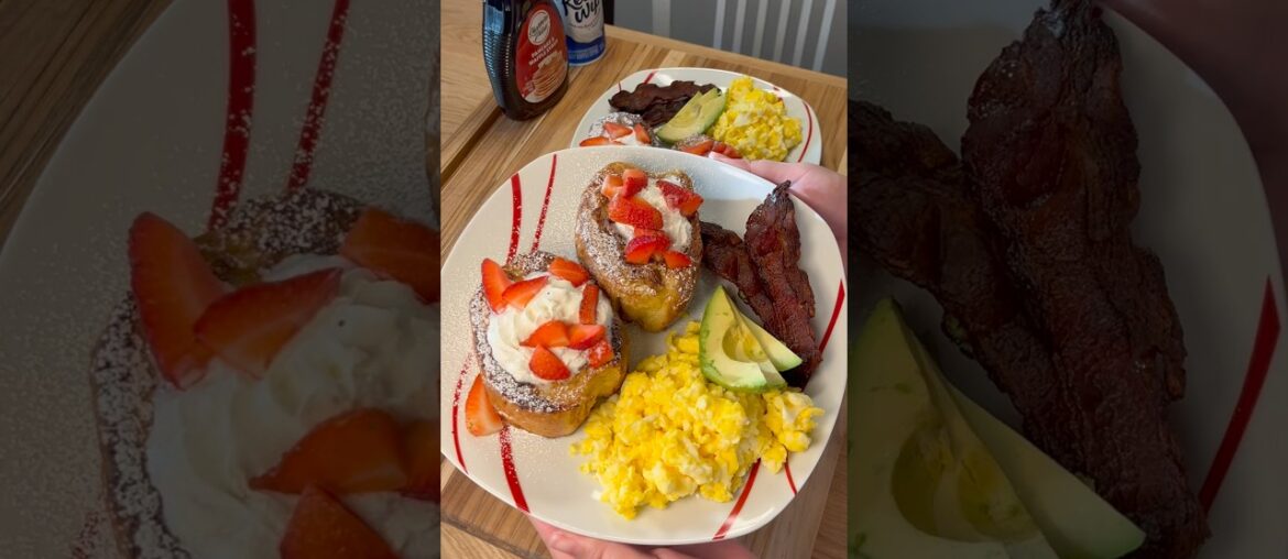 French toast!! Chef Frank Proto recipe 🍞🍓 #food #cooking