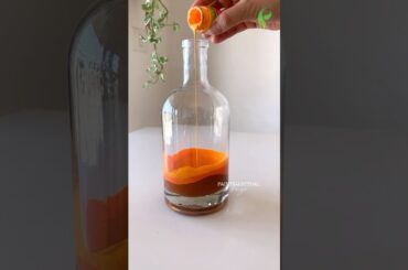 Painting Landscape on Bottle 😱 🍾 #shorts