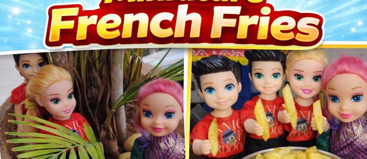 Miniature French Fries🍟 || Crispy & soft fries in miniature cooking | Mini food khazana | Video