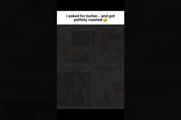 asked for butter with my bread in paris 🇫🇷 the waiter brought it. then quietly explained that only