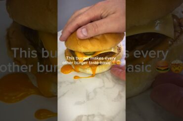 Loaded Egg Burger with Cheese & Caramelized Onions 🍔🧀 | Juicy Homemade Gourmet Burger