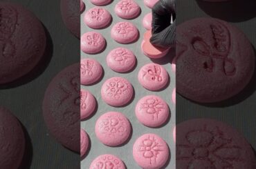 French Macarons in the Oven ✨ Soft Shell Texture