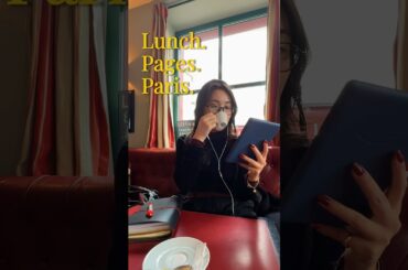 Estie in Paris, one french café at a time #wheninparis #dayinthelife #reading #journaling #cafeday