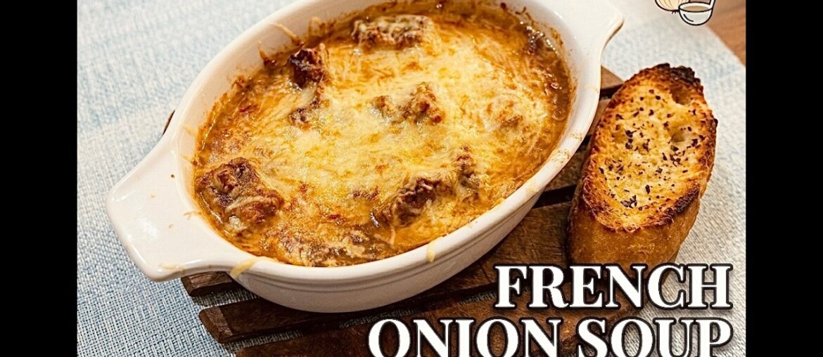 French Onion Soup with Melted Cheese | Classic Comfort Food