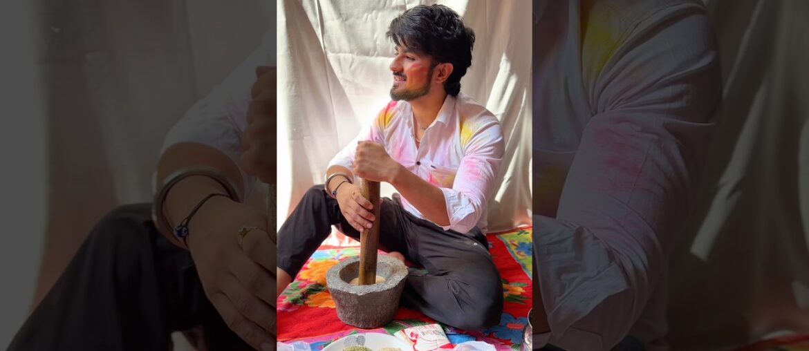 Bani ko bhoot bana diya😂 #cooking #food #recipe #vlog #holi #funny #dailyvlog #explorepage #shorts