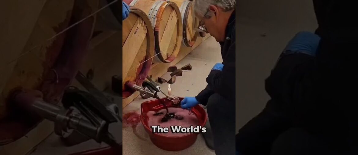 Why They Set Fire to the World's Most Expensive Wine Barrels 🔥 #facts #history #wine #shorts #amazin