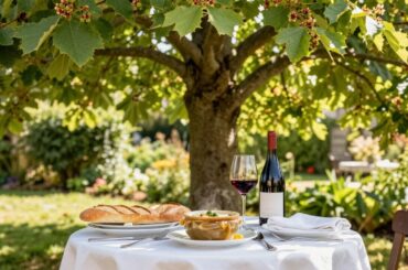 French Countryside Table with Bread & Wine | Calm Slow Living Ambience