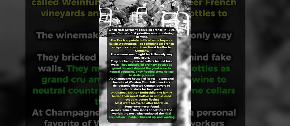 Why the Nazis Drank "Fake" Wine for 4 Years. #history #viral #viralvideo #ww2