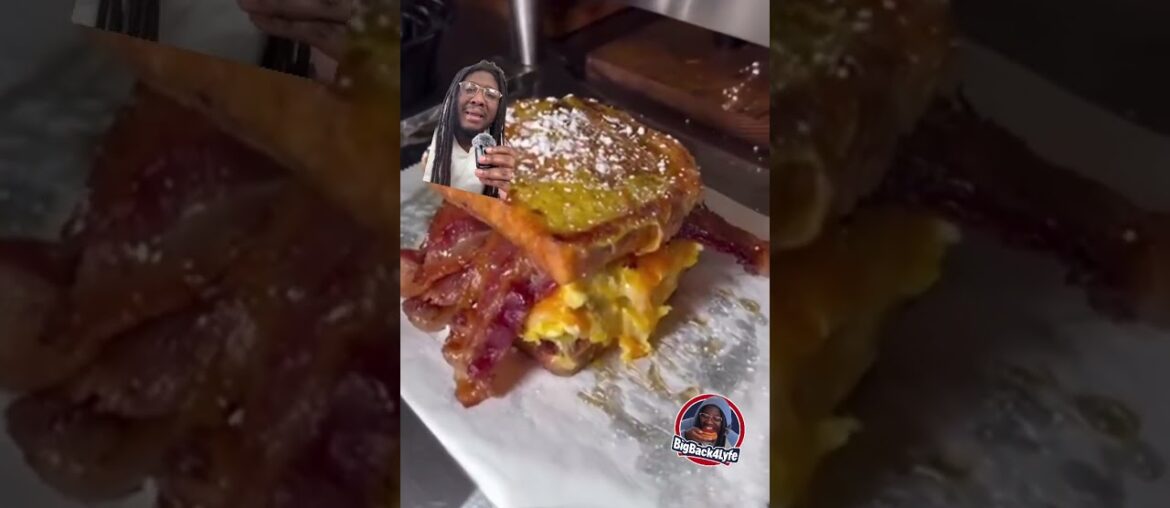 French toast breakfast sandwich 😋😋😋😋 #shorts #breakfastsandwich #bigback4lyfe