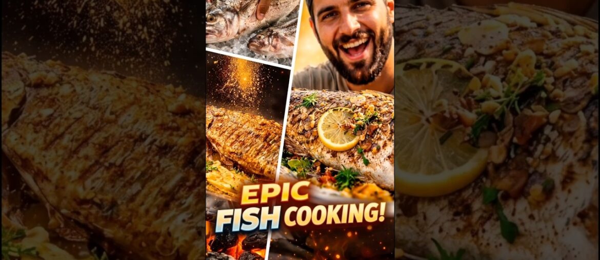 “From Fish Market to Gourmet Plate 🐟✨ | 40s #shorts #fishcooking #trending