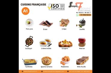 Learn French Vocabulary for Cuisine francaise 🍽️🥐🇫🇷