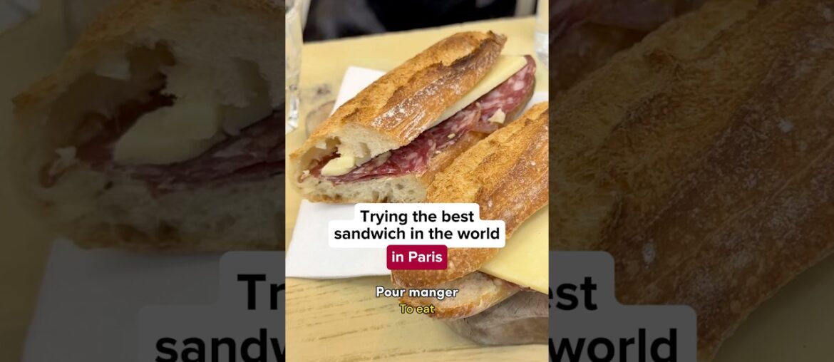 The world’s best sandwich in Paris? I had to see for myself, bien sûr 👀🥪 The world’s best sandwich in Paris? I had to see for myself, bien sûr 👀🥪