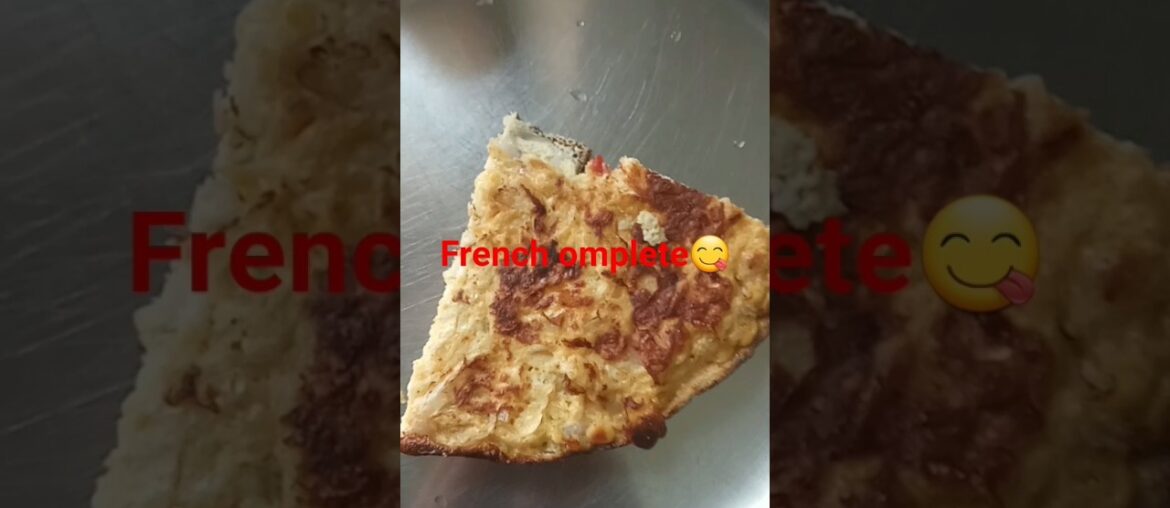French omplete undakiyalo #alhamdulillah #egg #french #omplete #tasty #easy #subscribe #channel
