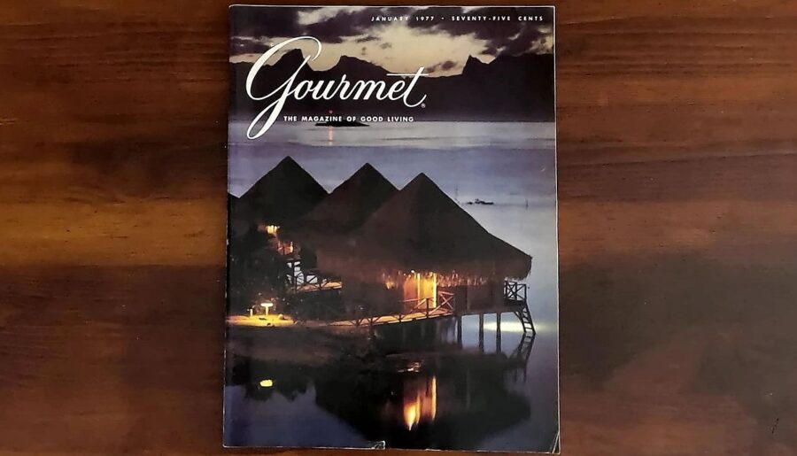 Gourmet January 1977 Tahiti, Shopping in Lyons, Pastry Primer | ASMR Magazine Flip Through