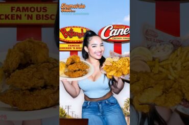 Cane’s vs Bojangles! Who makes the best chicken tenders‼️#foodie #shorts #friedchicken