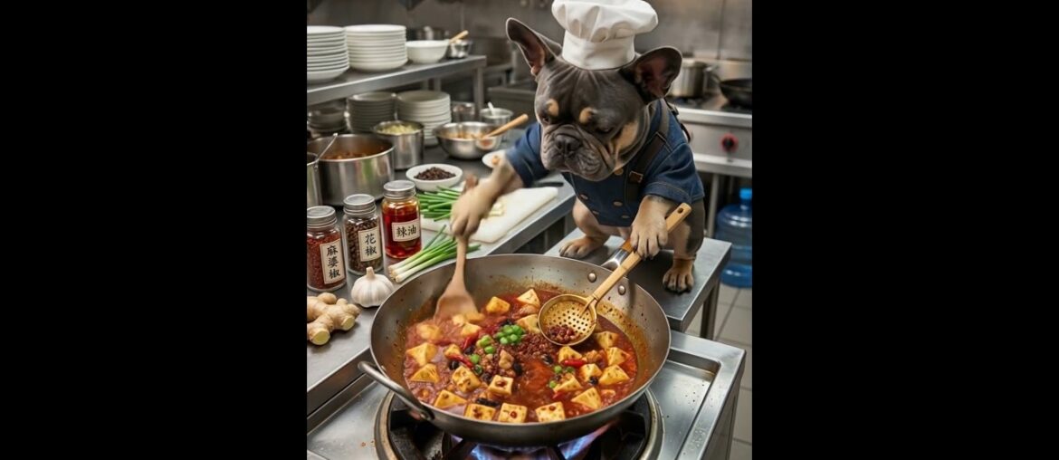 The secret ingredient is... PAWS? 🐾 Professional Frenchie Chef at work!