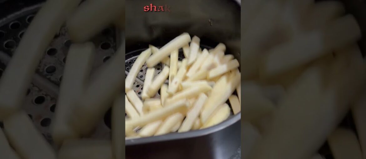 How to make Amul frozen French fries in Air fryer #shorts #food