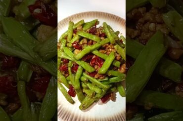 French beans recipes 😋#chinesefood #yummyfood #trendingshorts