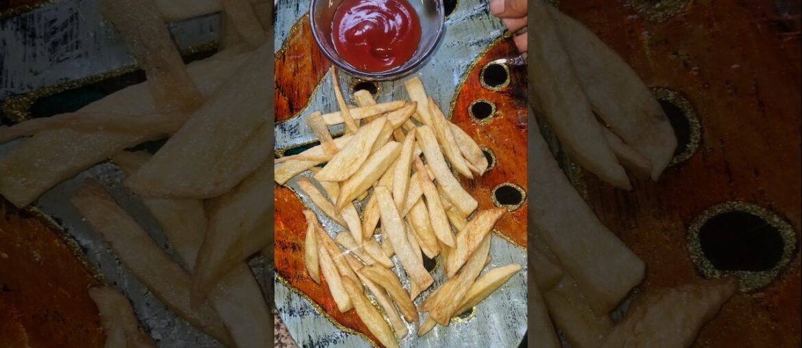 crunchy 😋👌and yummy French 😋😋fries at home soo delicious 😋 #recipe #frenchfood  # shorts videos