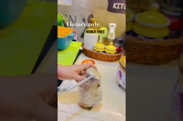 Homemade French fries #recipe #dailyvlog #food #youtubeshorts #foryou