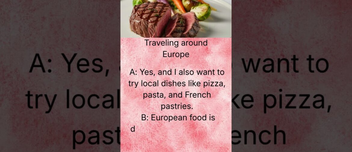 Traveling around Europe #english #hoctienganh #podcast #tienganhgiaotiep #travel #trending #daily