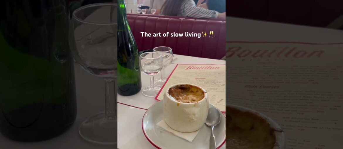 The art of slow living ✨🥂 #parisianlifestyle #frenchfood #slowliving #parisvibes #aestheticreels