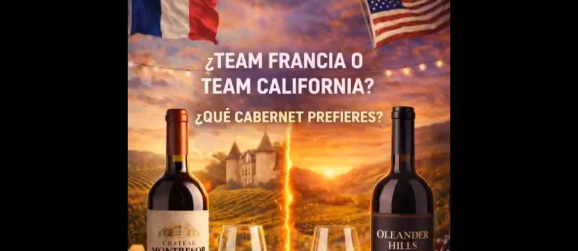 ¿Francia vs California? 🍷 Elige tu Cabernet Sauvignon#Bordeaux#FrenchWine#OldWine#CabernetSauvignon