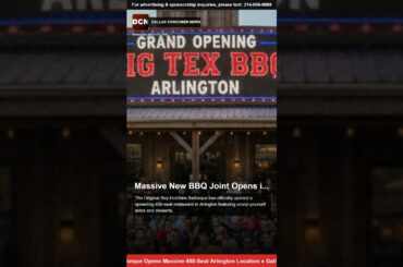 Massive New BBQ Joint Opens in Arlington