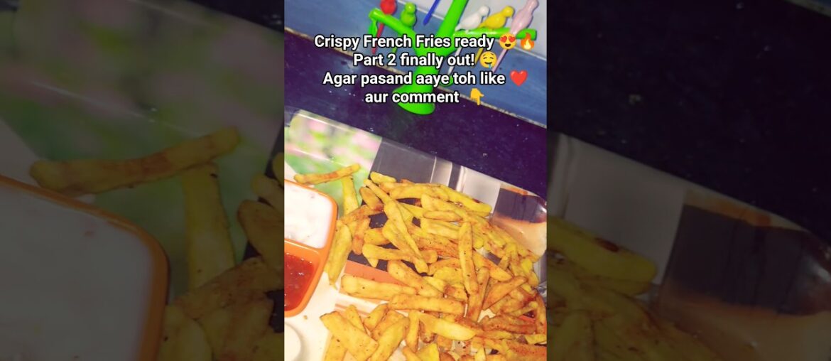 Crispy French Fries ready 🤤#youtubeshorts #comedyvideos #foodshorts #cooking #recipe #viralvideoes