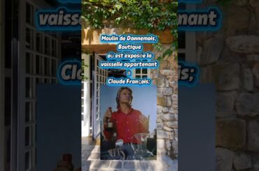 Le moulin de Claude François,  la boutique.
