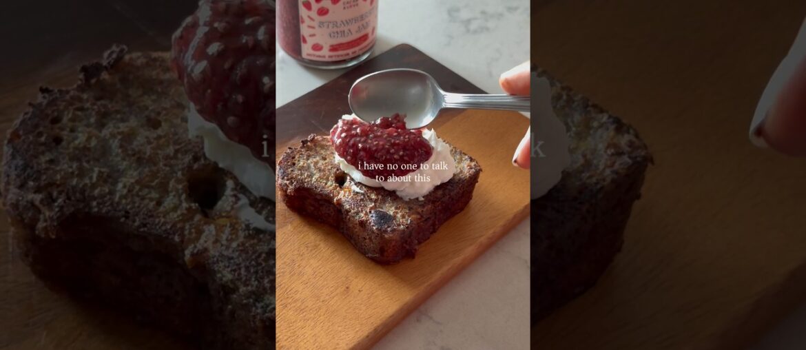 French toast banana bread recipe 🍌🧈 #recipe #frenchtoast #breakfastideas #breakfast #healthy