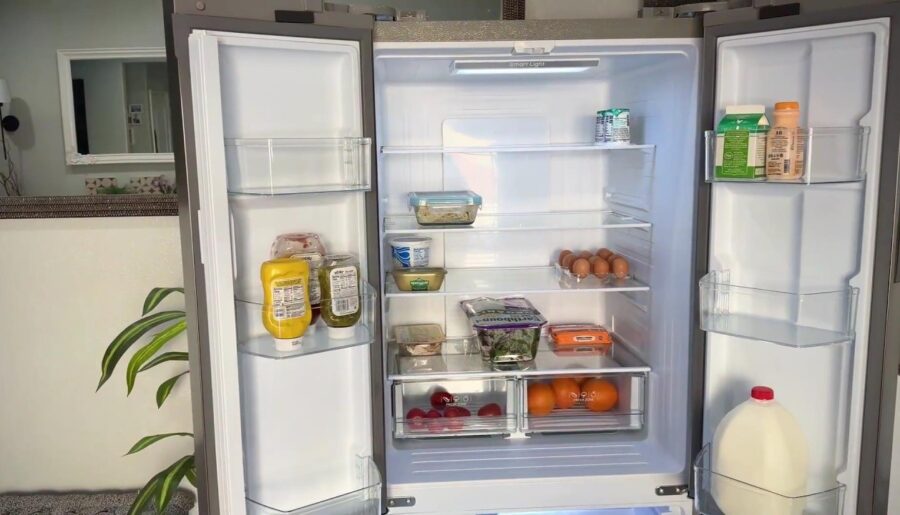 ICEVIVAL 18 Cu.Ft. French Door Refrigerator with Ice Maker – Frost-Free Refrigerator