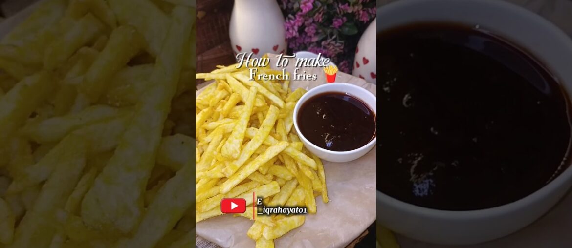 How to make french fries 🍟 recipe at home easy tips and tricks..#youtubecooking#shorts#foodvlog#