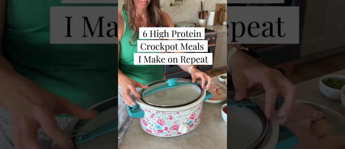 High Protein Crockpot Meals I Make on Repeat (Easy Slow Cooker Recipes)