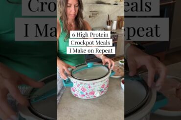 High Protein Crockpot Meals I Make on Repeat (Easy Slow Cooker Recipes)