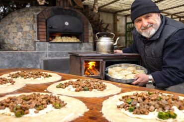 🌿 15 Traditional French Village Meat Crepes | Authentic Rural Recipe 🔥