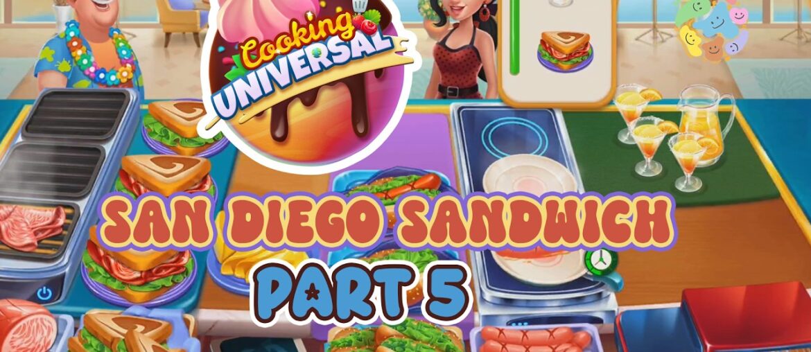 Cooking Universal: Chef’s Game 🐮 San Diego Sandwich - Part 5 🌮 Gameplay Walkthrough 🌭 #cooking