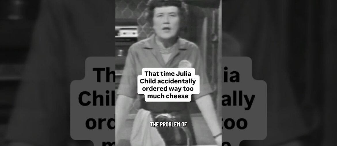 "Knock, knock." "Who's there?" "185 pounds of Swiss." #JuliaChild #cheese #soufflé #cooking #shorts