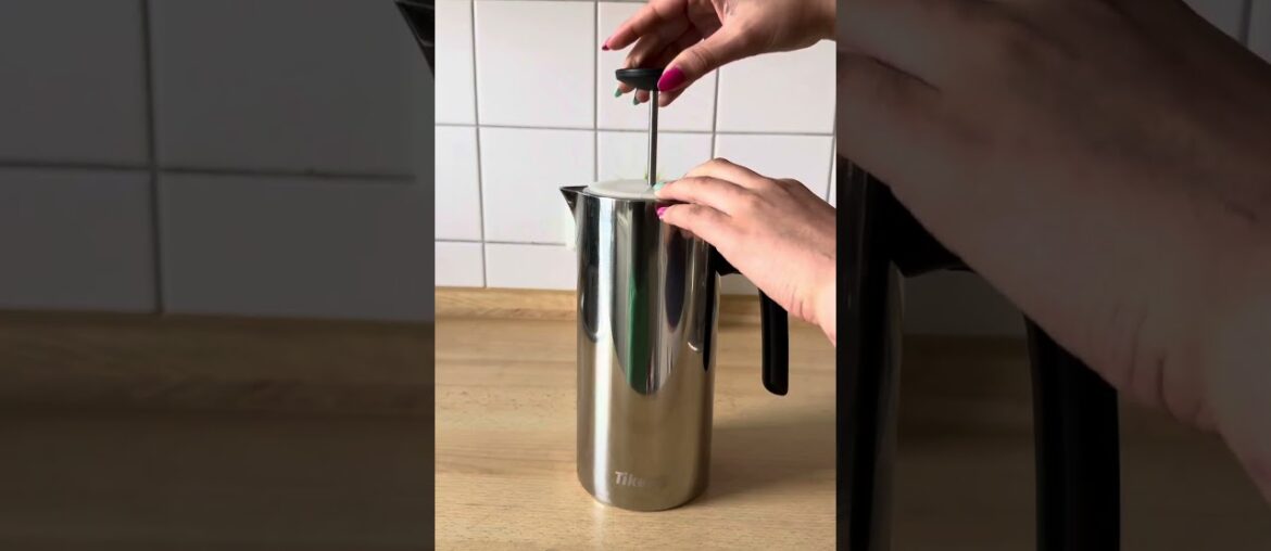 French Press Kaffeepresse☕️ #shorts #coffee #frenchpresscoffee