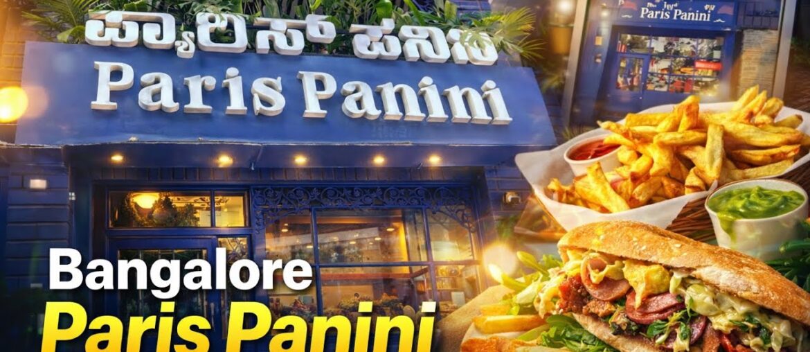 Bangalore’s Hidden French Cafe 🇫🇷 | Paris Panini Indiranagar Full Review 😍