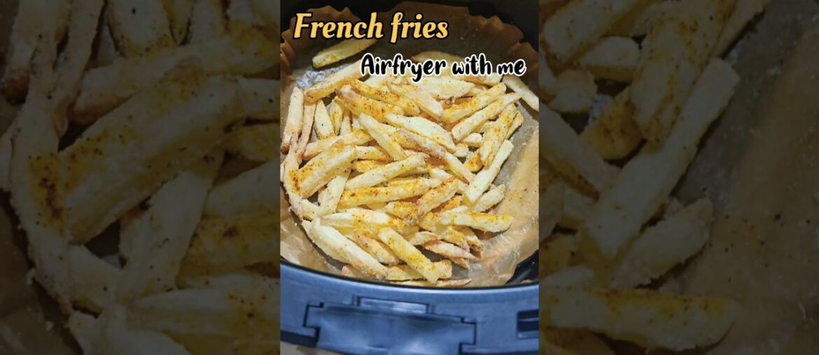 French fries #airfyer #mini_vlog #cooking #recipe #airfryerrecipes #cookingfood
