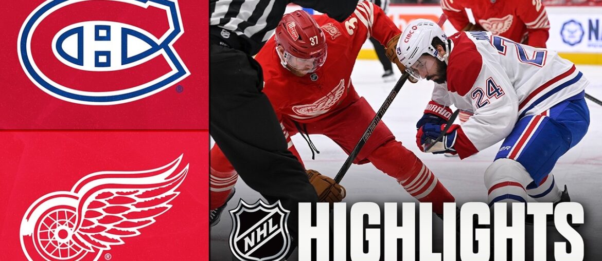 Canadiens vs. Red Wings | NHL Highlights | March 19, 2026