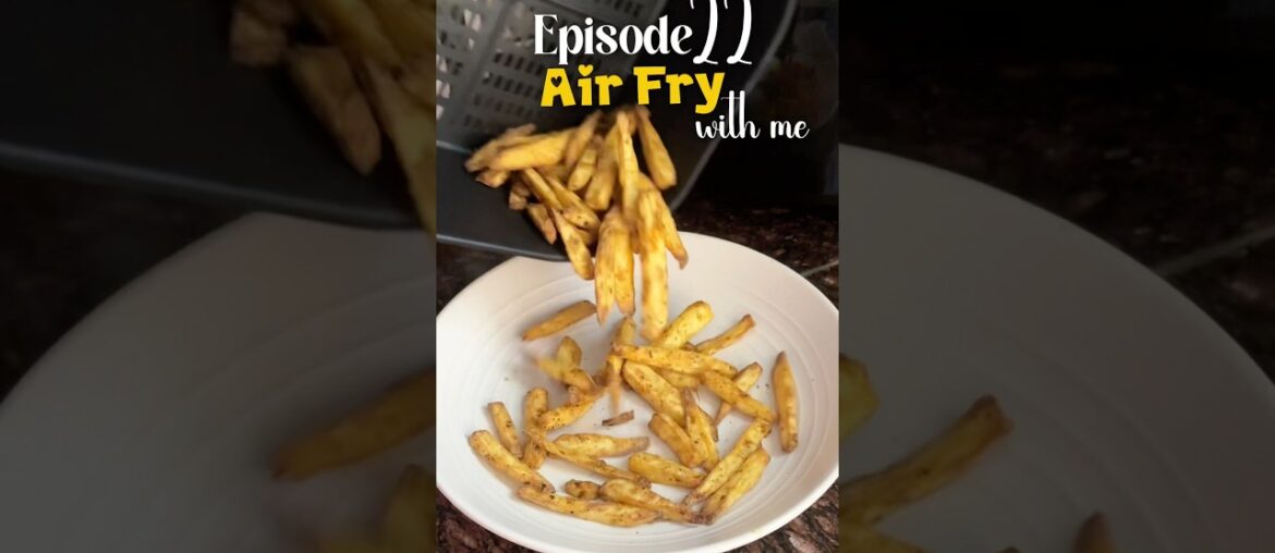 French fries without aloo 🍟 from my Air fryer ✨#shorts