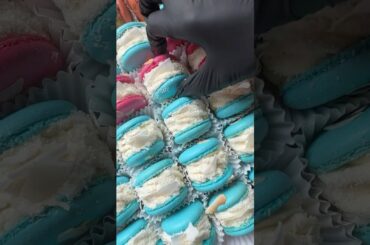 French Macaron ✨ Coconut Cream Texture