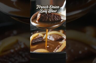 French Onion Beef Stew Recipe #shorts