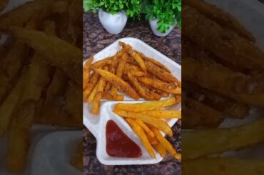 Kurkure french fries 🍟🤩 #recipe #shorts #trending #viral #snacks #frenchfries #crunchy #tasty #yummy