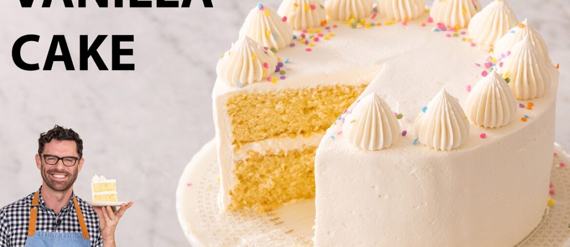 The BEST Vanilla Cake Recipe