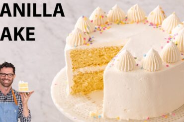 The BEST Vanilla Cake Recipe
