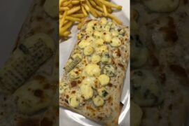 French Tacos Gratiné Fromage Bleu  #tBR3 #food #foodlover #Tacos #halal