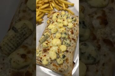 French Tacos Gratiné Fromage Bleu  #tBR3 #food #foodlover #Tacos #halal